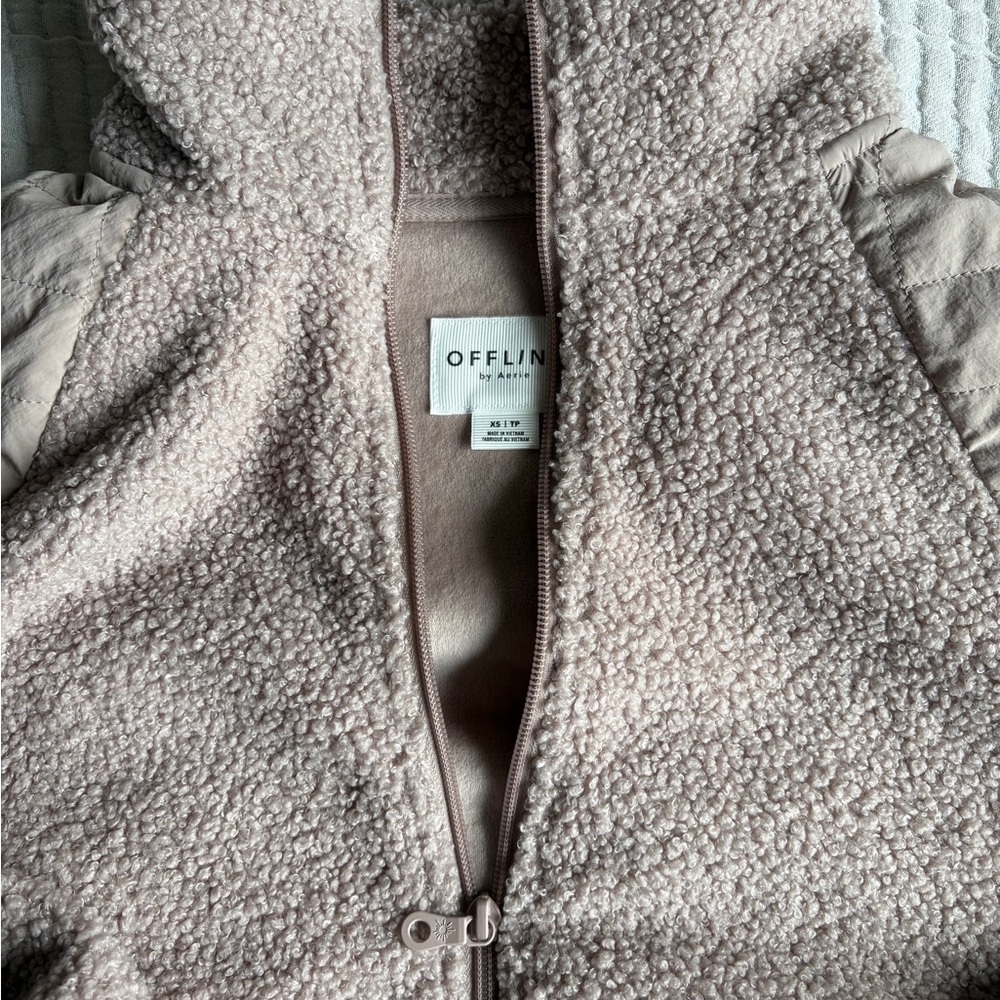 Offline by Aerie Quilted Sherpa Jacket - Picture 2 of 6